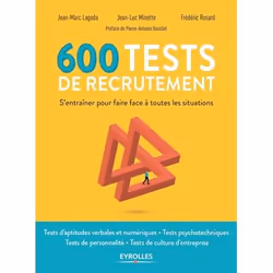 ISBN 600 tests de recrutement, Livre broché, 312 pages