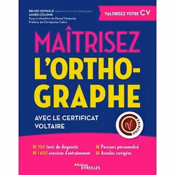 ISBN Maîtrisez l'orthographe avec le Certificat Voltaire, Livre broché, 384 pages