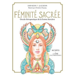 Féminité sacrée - Oracle thérapeutique de la Femme Sorcière. 48 cartes + le livre d'accompagnement (Coffret)
