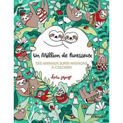 Un million de paresseux - Des animaux super mignons à colorier (Jeunesse)
