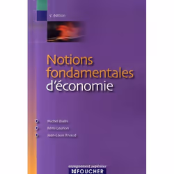 ISBN Notions Fondamentales D'Economie (5e Edition), Business & finance, Français, Livre broché