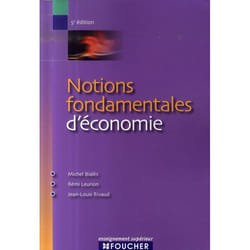Notions fondamentales d'économie (5e édition)