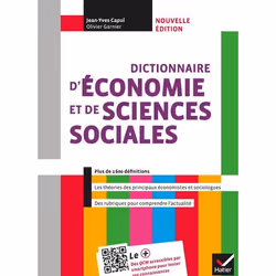 ISBN Dictionnaire D'Economie Et De Sciences Sociales (Edition 2013), histoire, Français