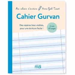 Cahier dactivités vierge - MDI - Gurvan - 3 mm - GS CP - Lignage adapté