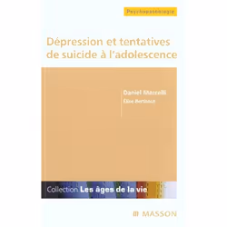 ISBN Depression Et Tentatives De Suicide A L'Adolescence, Psychologie, Français