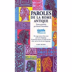 ISBN Paroles de la Rome antique, philosophie, Français, Livre broché, 54 pages