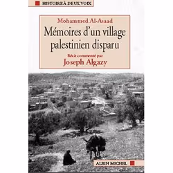 ISBN Mémoires d'un village palestinien disparu, histoire, Français, Livre broché, 180 pages