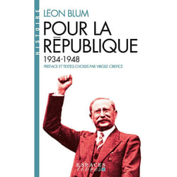 Pour la République (Espaces Libres - Histoire) (Poche)