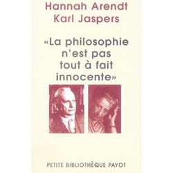La philosophie n'est pas tout à fait innocente