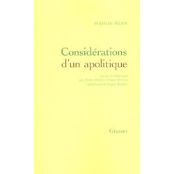 Considerations d un apolitique