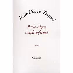 ISBN Paris-Alger, Couple Infernal, politique, Français
