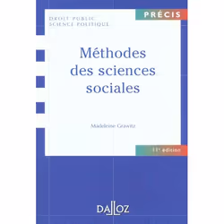 ISBN Methodes Des Sciences Sociales - 11e Ed. - Precis, société, Français, Livre broché