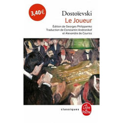 ISBN Le Joueur livre Roman Français