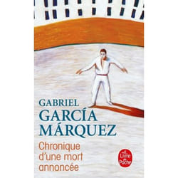 ISBN Chronique d'une mort annoncée livre Roman Français