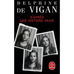 ISBN D'après une histoire vraie livre Novel Français
