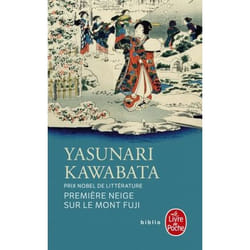 ISBN Première neige sur le mont Fuji livre Roman Français