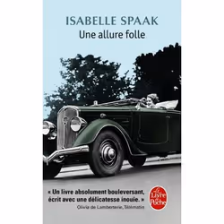 ISBN Une allure folle, Novel, Français, 224 pages