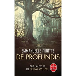 ISBN De Profundis livre Novel Français
