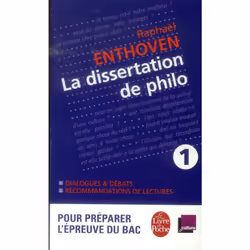 ISBN La Dissertation De Philo, philosophie, Français