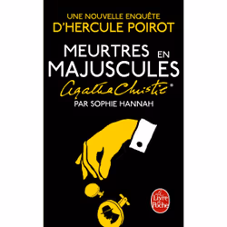 Le Livre de Poche MEURTRES EN MAJUSCULES, Français, Livre broché