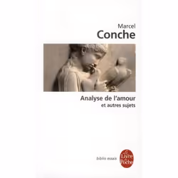 ISBN Analyse De L'Amour Et Autres Sujets, philosophie, Français