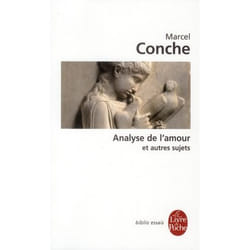 Analyse de l'amour et autres sujets