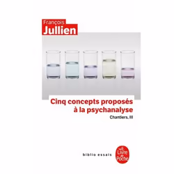 ISBN Cinq concepts proposés à la psychanalyse, Français, 168 pages
