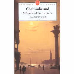 ISBN Memoires D'Outre-Tombe T.4, classiques, Français, Livre broché