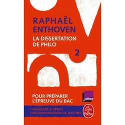 ISBN La Dissertation de philo 2 livre philosophie Français