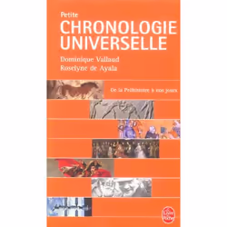 ISBN Petite Chronologie Universelle, histoire, Français, Livre broché