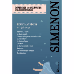 ISBN Les Romans durs, Tome 4 1938-1941 : Le livre de Georges Simenon, Roman, 1216 pages