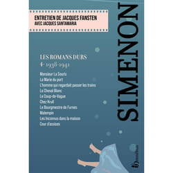 ISBN Les Romans durs, Tome 4 1938-1941 : Le livre de Georges Simenon