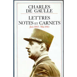 Lettres notes - juin 1943 mai 1945