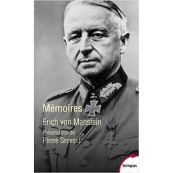 Erich Von Manstein. Mémoires (Broché)