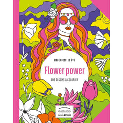 ISBN Flower power - 100 dessins à colorier : Le livre de Mademoiselle Eve