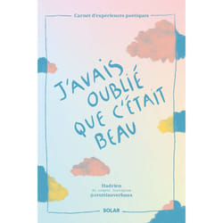ISBN J'avais oublié que c'était beau : Le livre de Hadrien @crottinsverbaux