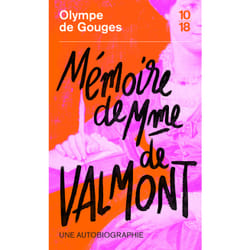 ISBN Mémoire de Madame de Valmont : Le livre de Olympe de Gouges