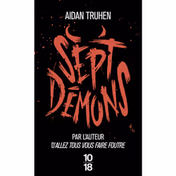 ISBN Sept démons : Le livre de Aidan Truhen, Thrillers, 408 pages