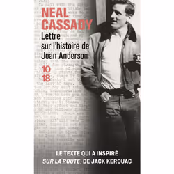 ISBN Lettre sur l'histoire de Joan Anderson : Le livre de Neal Cassady, Roman, 192 pages