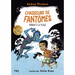 ISBN Chasseurs de fantômes - Tome 3 Panique à la plage : Le livre de Andres Miedoso, Victor Rivas, Roman, 128 pages