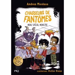 ISBN Chasseurs de fantômes - Tome 06 Menu spécial monstre : Le livre de Andres Miedoso, Victor Rivas, Roman, 125 pages
