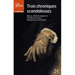 Flammarion Trois chroniques scandaleuses, Littérature, Français, Livre broché, 80 pages