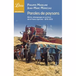 ISBN Paroles de paysans, 128 pages