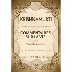 ISBN Commentaires sur la vie, Jiddu Krishnamurti,, Aventure, Anglais, 1200 pages