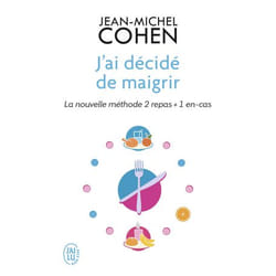 J'ai décidé de maigrir - La nouvelle méthode 2 repas + 1 en-cas (Broché)