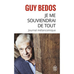 Je me souviendrai de tout - Journal mélancolique (Broché)