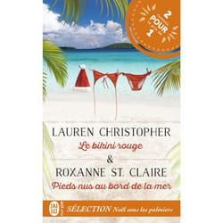 Le bikini rouge - Pieds nus au bord de la mer