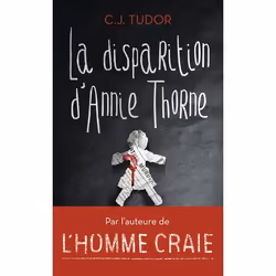 ISBN La disparition d'Annie Thorne, C.J. Tudor, Anglais, 480 pages