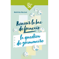 ISBN Réussir le bac de français : la question de grammaire, 192 pages
