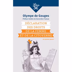 ISBN Déclaration des droits de la femme et de la citoyenne, 128 pages